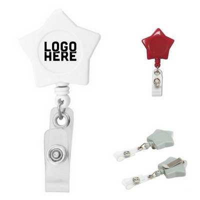 Star Shaped Badge Reel