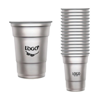 9 Oz. Stainless Steel Beer Cup