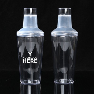 17Oz Disposable Clear Shaker Cups