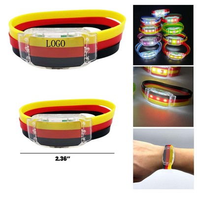 LED Flashing Football Wristband