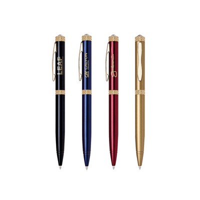 Brass Diamond Ballpoint Twist Metal Pen