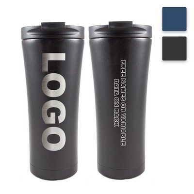 16 Oz. Temperflask Vacuum Insulated Stainless Steel Tumbler