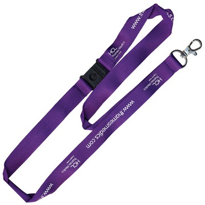 1/2" Nylon Lanyard w/Safety Breakaway