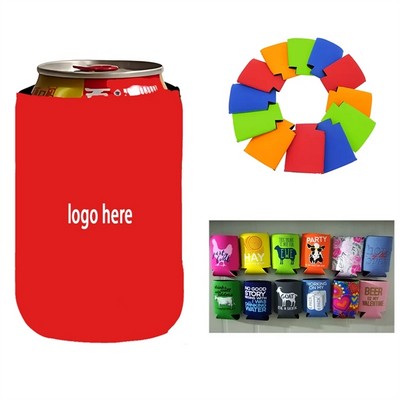 Collapsible Neoprene Can Cooler Sleeves