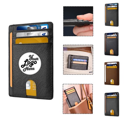 Real Leather Pocket Wallat(4.3'' x 3.1'')