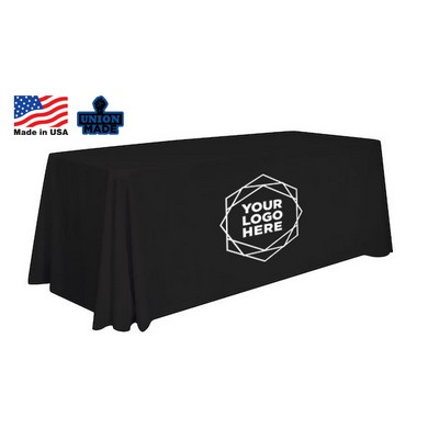 6' 4-Sided Milliken VISA Polyester Display Cloth (Silkscreen Print/ Union)