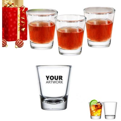 2oz Clear Durable Bar Shot Glass Cups